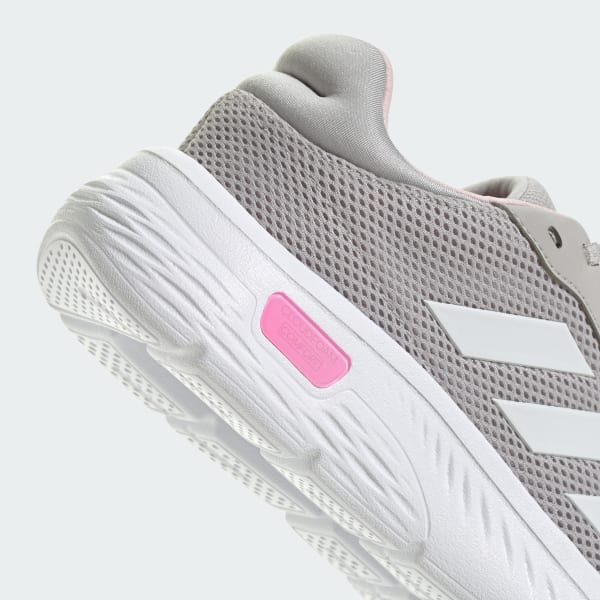 Adidas cloudfoam women's grey and pink cheap