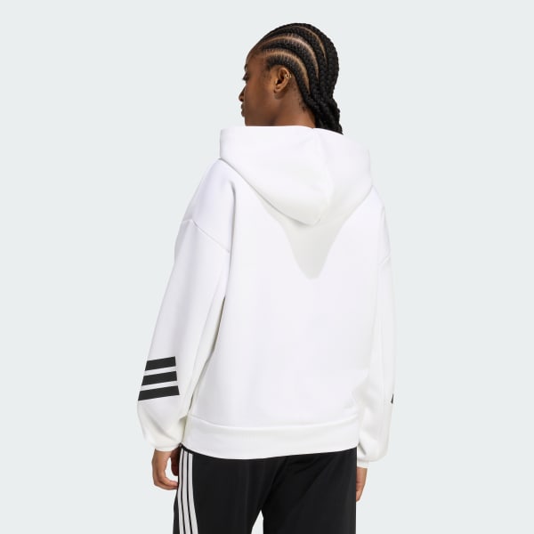 Blanco Sudadera con capucha Future Icons 3 bandas