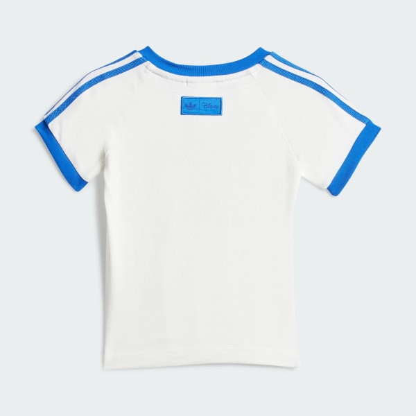 ホワイト adidas ディズニー ショーツと半袖Tシャツのセット キッズ