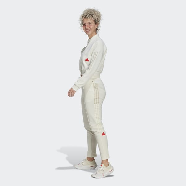 bílá Sportovní bunda Cropped XR798