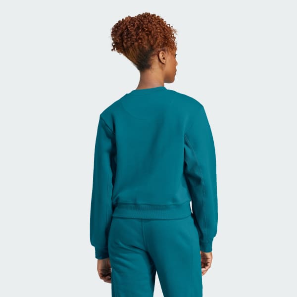 Turquoise adidas sweatshirt on sale