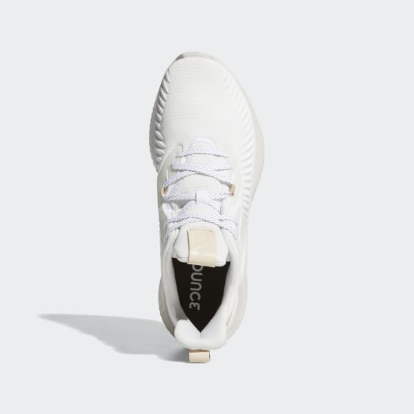 Adidas alpha bounce cream white sale