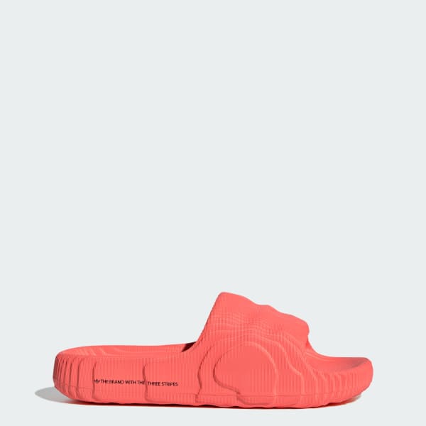 adidas Adilette 22 Slides - Red | Free Shipping with adiClub