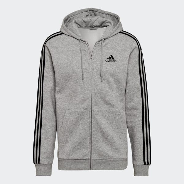 【Adidas コリア】 Essentials Fleece 3-Stripes Sweatshirt adidas Men's Essentials Fleece 3-Stripes 1/4-Zip Sweatshirt