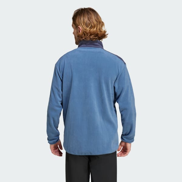 Azul Chaqueta de Forro Polar Terrex con Cierre Completo