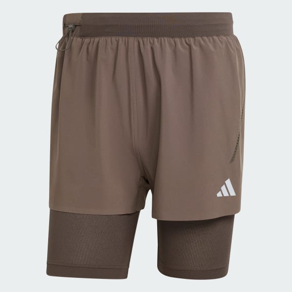 Green HEAT.RDY Two-in-One HIIT Shorts