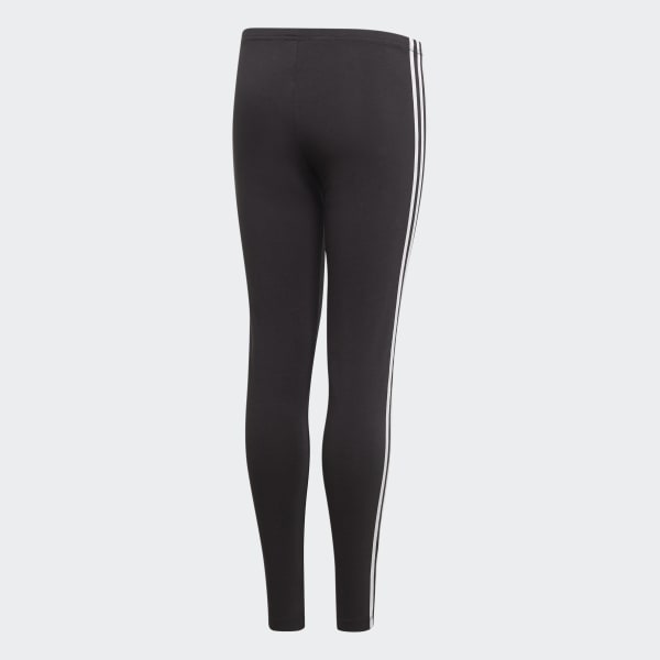 Czerń 3-Stripes Leggings