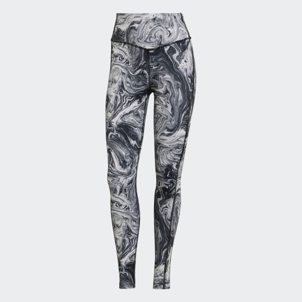 Adidas marble leggings deals