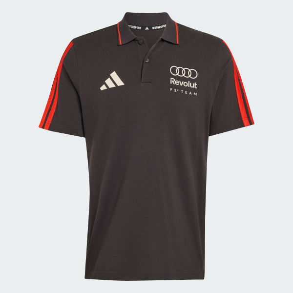 Schwarz AUDI REVOLUT F1 TEAM DNA POLOSHIRT