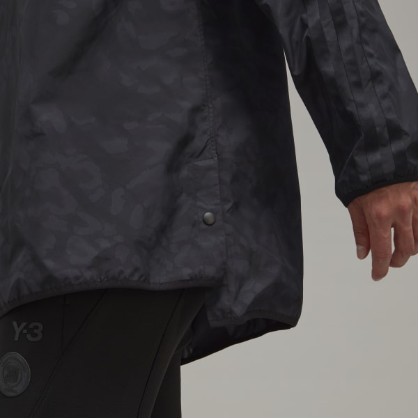 Nero Y-3 3-Stripes Long Sleeve Tee