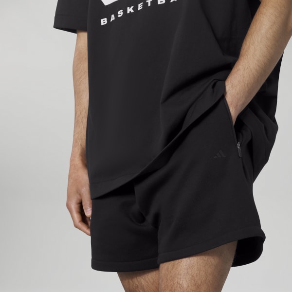 Adidas black top basketball shorts