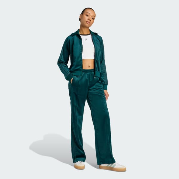 Green 아디컬러 벨루어 트랙탑