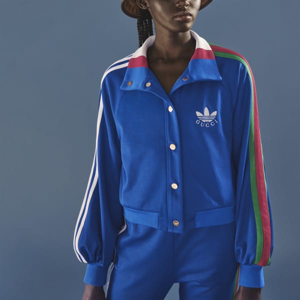 Azul Casaco Curto adidas x Gucci BX464