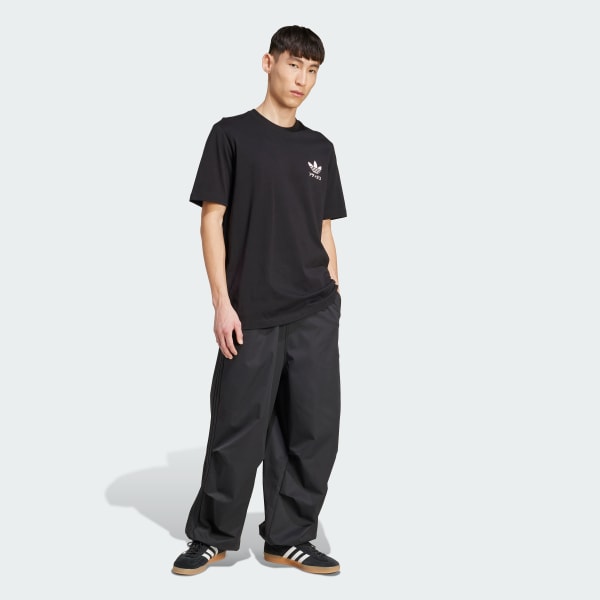 zwart Japan Manga Graphic T-shirt