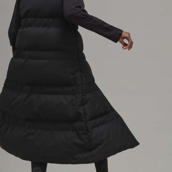 Svart Y-3 Classic Puffy Down Long Vest TP349