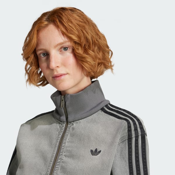 アディカラー デニム トラックトップ adidas Adicolor Denim Track Top - Blue | Free Shipping with