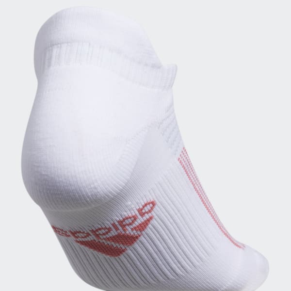 Superlite UB21 Tabbed NoShow Socks 2 Pairs White women training
