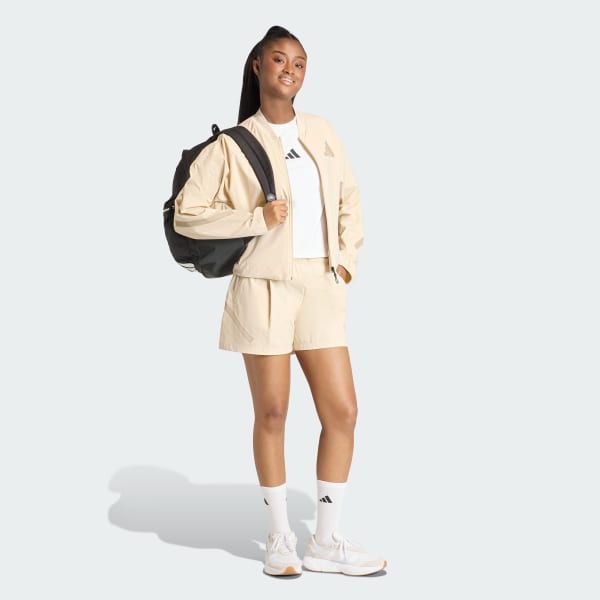 Beige ADIDAS Z.N.E. WOVEN SHORT