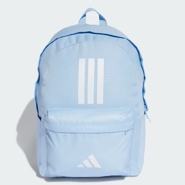 Blue Classic Back-to-School 3-Stripes Backpack