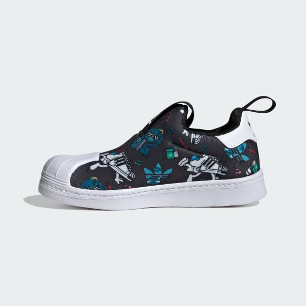 パリコレクション | Black - Kids Shoes 360 Superstar adidas Free with Shipping ロック、ポップス一般