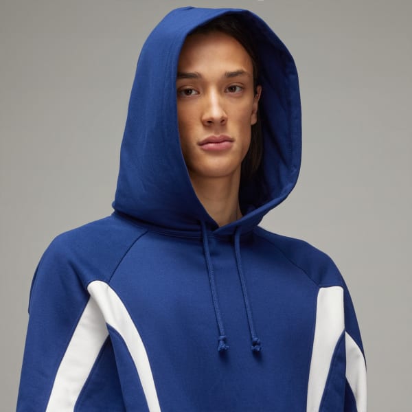 adidas Y-3 Cut Line Hoodie - Blue | adidas Türkiye