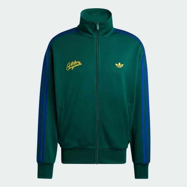 Green FIREBIRD ROSES TRACK TOP