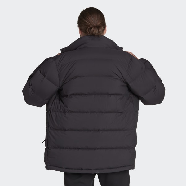 Black Helionic Mid-Length Down Jacket