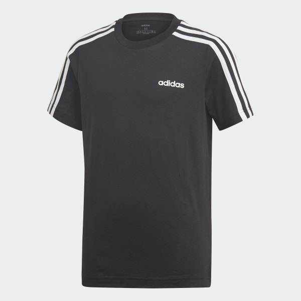 Black Essentials 3-Stripes T-Shirt FTN06