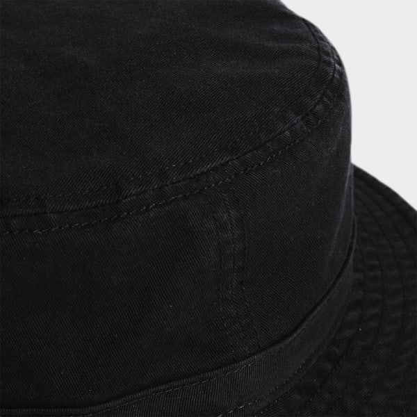 Black Washed Bucket Hat