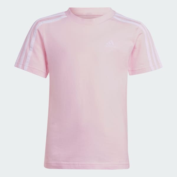 Pink Essentials 3-Stripes Cotton Tee