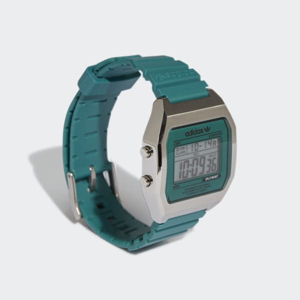 Silver Digital Two R Watch HPD93