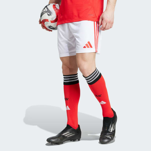 White Benfica 25/26 Home Shorts