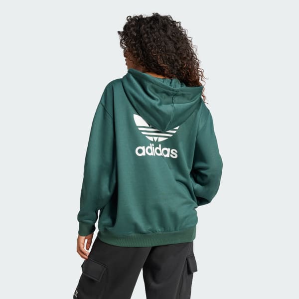 Adidas trefoil oversized sweatshirt shop