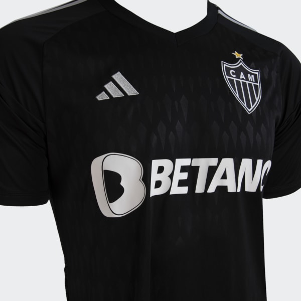 Preto Camisa Goleiro Atlético Mineiro