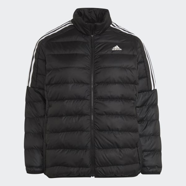 Μαύρο Essentials Light Down Jacket (Plus Size) AV259