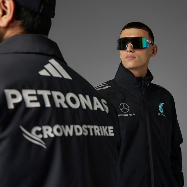 Svart MERCEDES - AMG PETRONAS FORMULA ONE TEAM MECHANICS REGNJAKKE