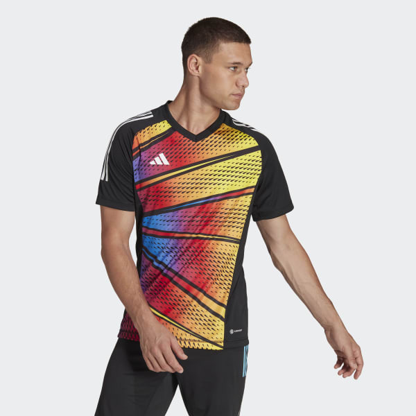 Noir Maillot graphique à manches courtes Tiro 23 Pro WL932