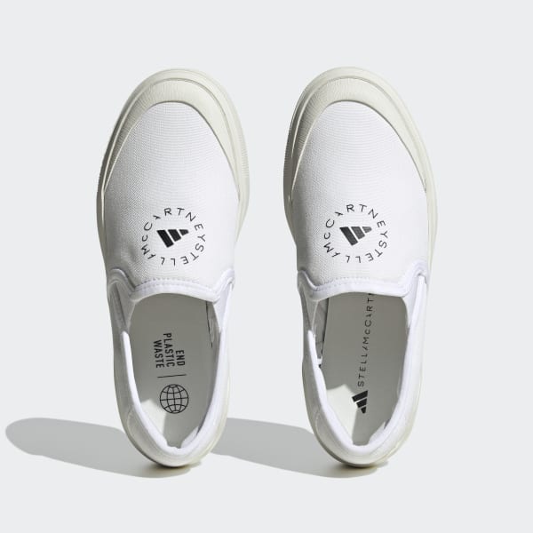 Blanco Zapatilla adidas by Stella McCartney Court Slip-On