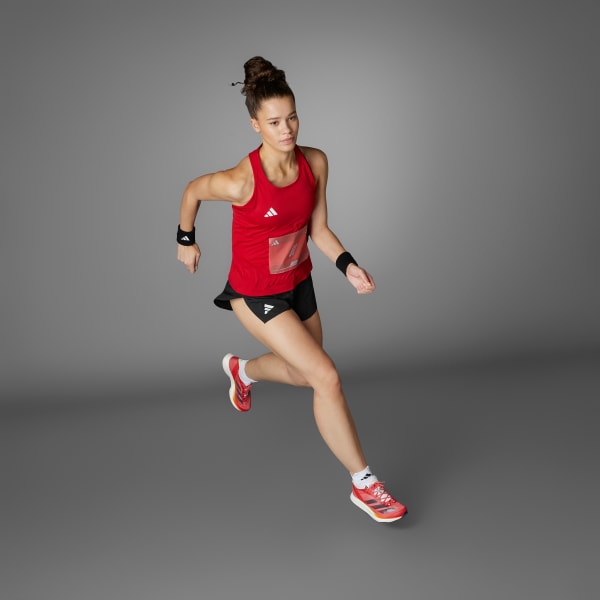 Black Adizero Essentials Running Split Shorts
