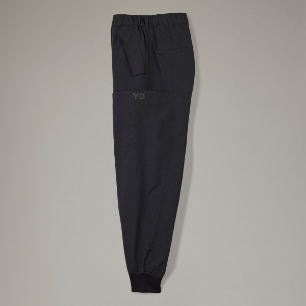 adidas Y-3 Crinkle Nylon Cuffed Pants - Black | Free Shipping with