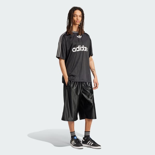 ブラック オーバーサイズ ショーツ