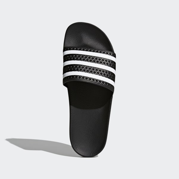 Men's Core Black White adilette Slides | 280647 | adidas US