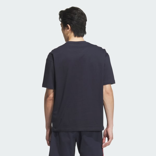 【adidas】スリーストライプルーズフィットTシャツ Tシャツ 半袖 エッセンシャルズプラス ルーズフィット スリー