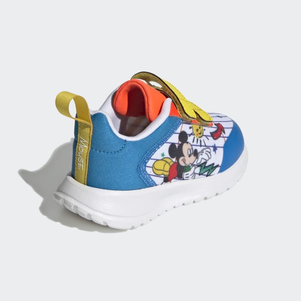 Bialy adidas x Disney Mickey and Minnie Tensaur Shoes LUT89