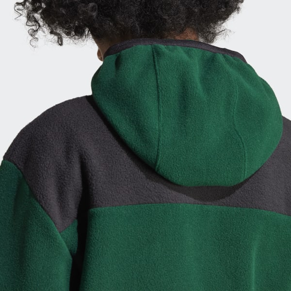 Zielony Adventure FC Full Zip Polar Fleece Hoodie