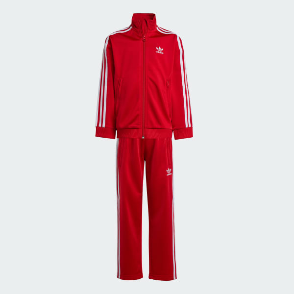 Rojo Conjunto Adicolor Firebird Niños