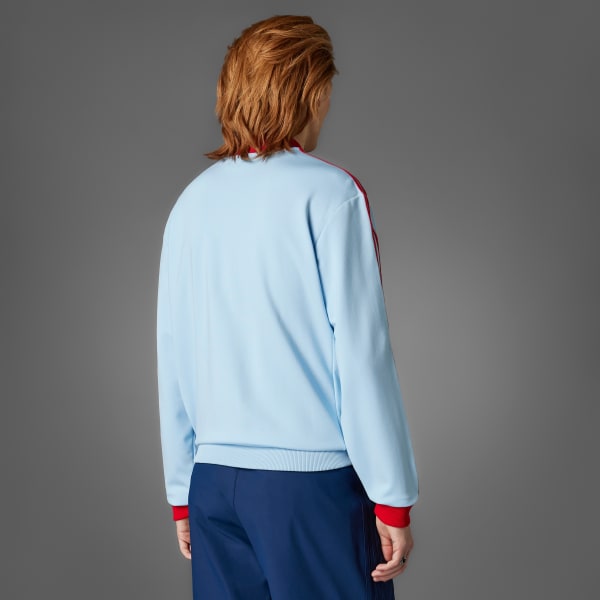 Blue Originals 3-Stripes 1/4 Zip Sweatshirt