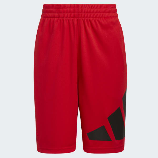 Red Essentials Side Logo Shorts