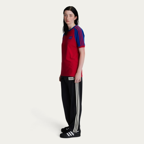 cervená TOUR 3-STRIPES TEE