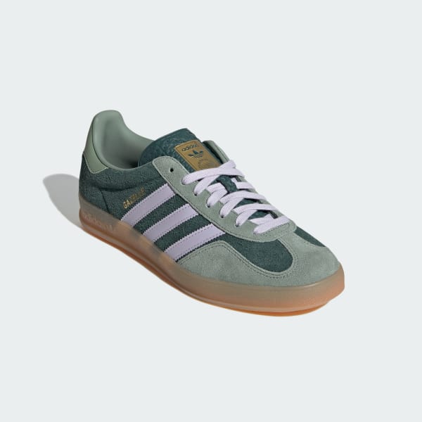 Adidas gazelle green gum sole online